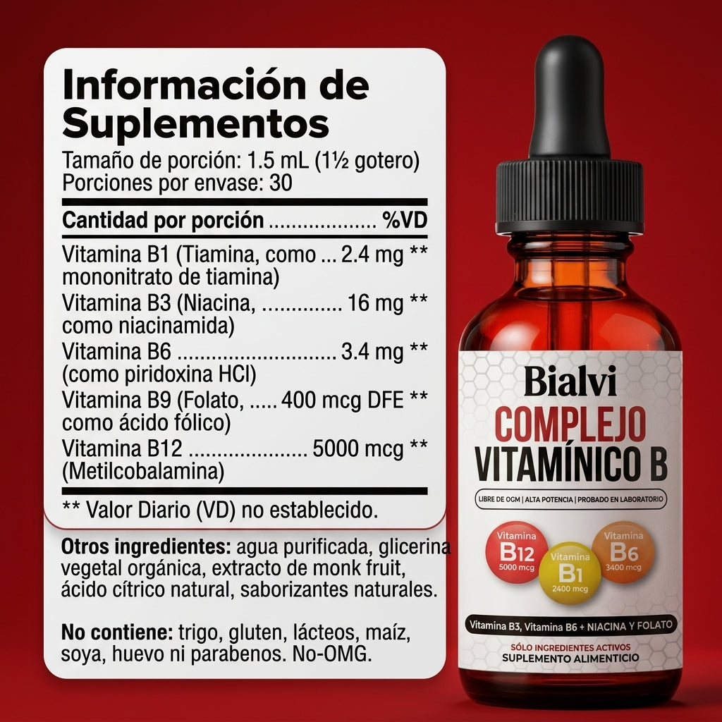 Bialvi - Complejo Vitamínico B