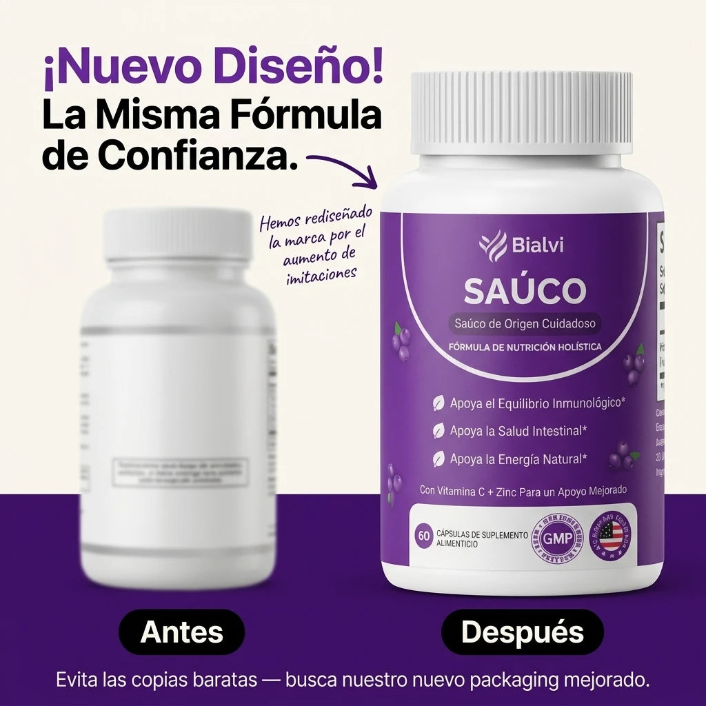 Bialvi - Bienestar intestinal con saúco, zinc y vitamina C