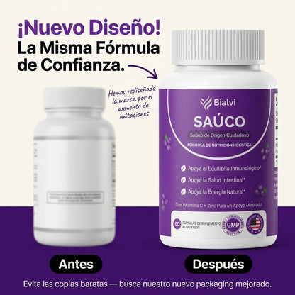 Bialvi - Bienestar intestinal con saúco, zinc y vitamina C