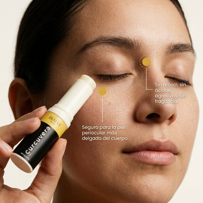 Curcuvera — Bálsamo de Cúrcuma para Contorno de Ojos