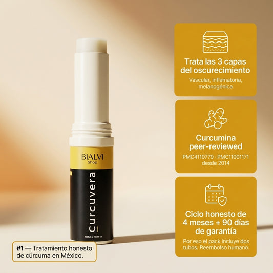 Curcuvera — Bálsamo de Cúrcuma para Contorno de Ojos