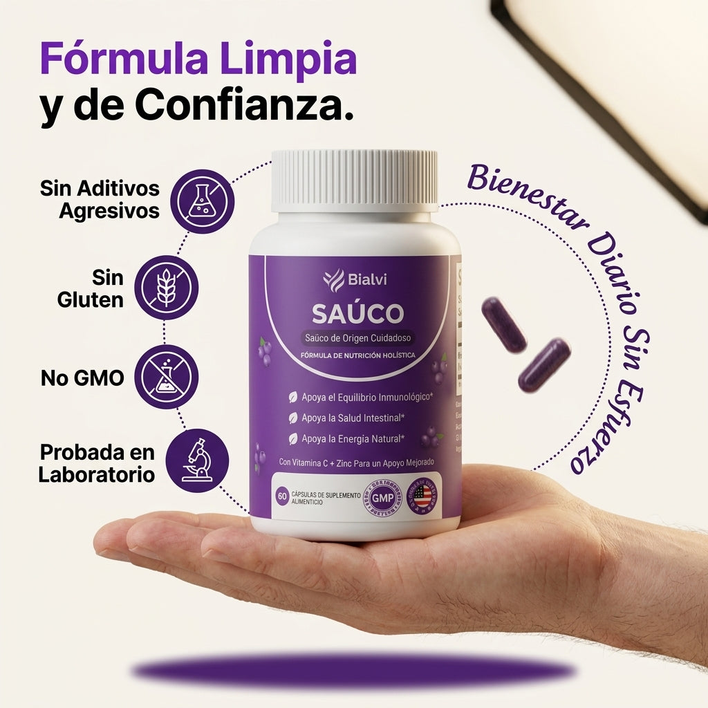 Bialvi - Bienestar intestinal con saúco, zinc y vitamina C