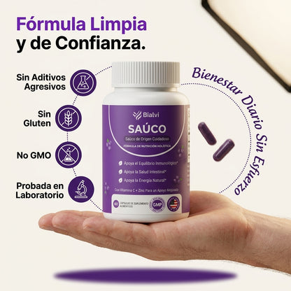 Bialvi - Bienestar intestinal con saúco, zinc y vitamina C