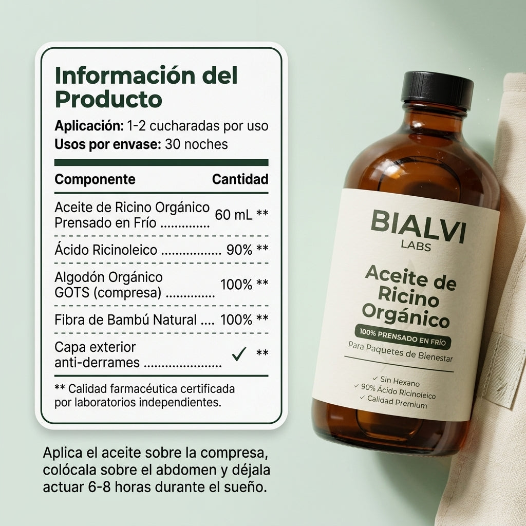 Bialvi Labs — Aceite Ricino Orgánico