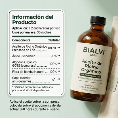 Bialvi Labs — Aceite Ricino Orgánico