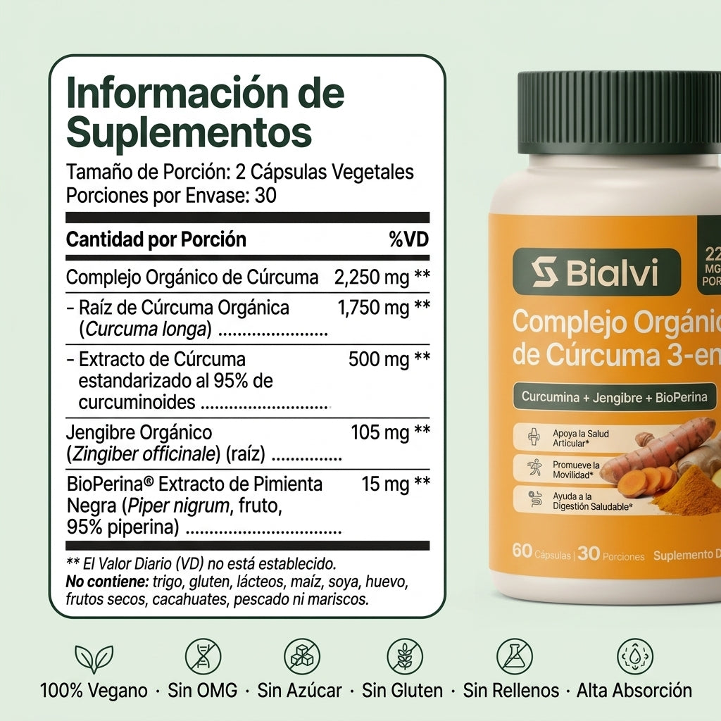 Complejo Renal de Cúrcuma 3 en 1: Limpia tus Filtros y Calma la Urgencia
