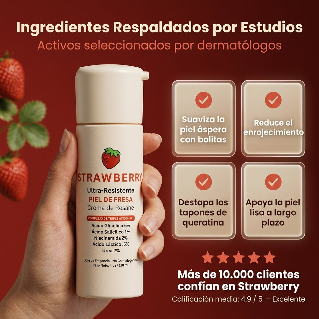 Strawberry - Crema Renovadora Triple Ácido + B3