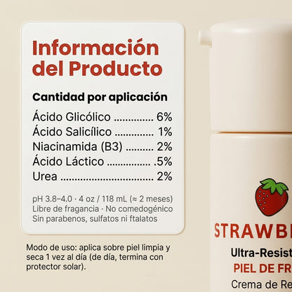 Strawberry - Crema Renovadora Triple Ácido + B3
