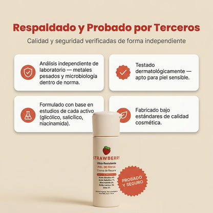 Strawberry - Crema Renovadora Triple Ácido + B3
