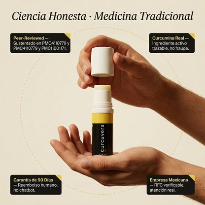 Curcuvera — Bálsamo de Cúrcuma para Contorno de Ojos