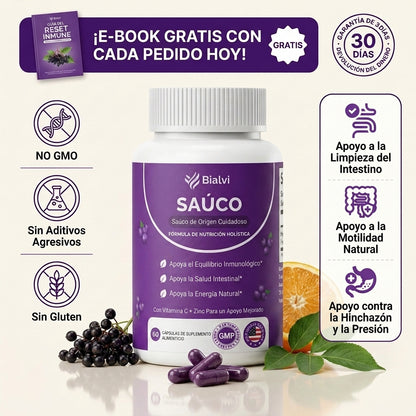 Bialvi - Bienestar intestinal con saúco, zinc y vitamina C