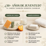 Jabón de caquí vs jabón normal — comparativa