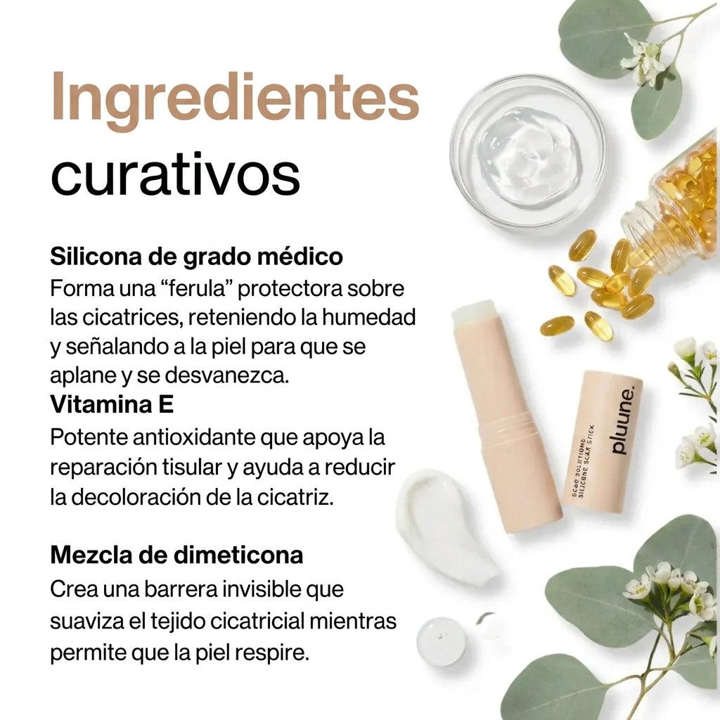 Pluune - Sistema clínico de recuperación de cicatrices™